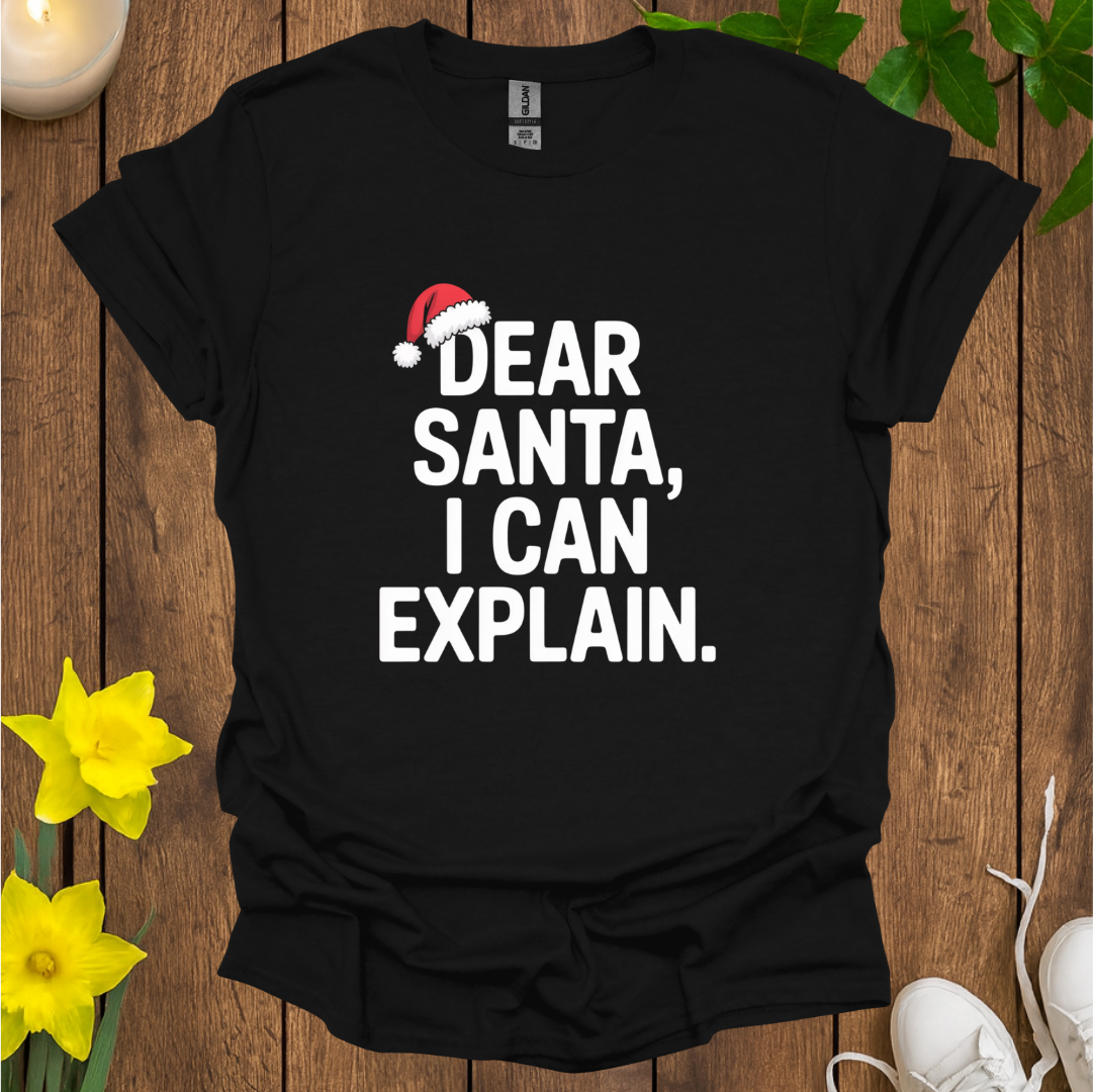 Dear Santa I Can Explain T-Shirt