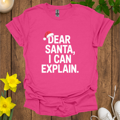 Dear Santa I Can Explain T-Shirt