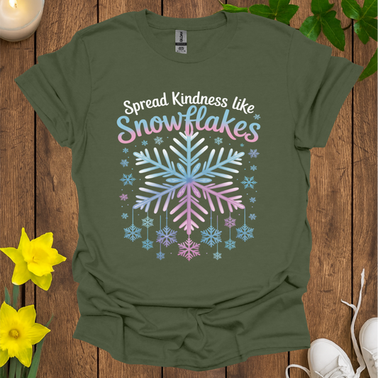Spread Kindness Like Snowflakes T-Shirt