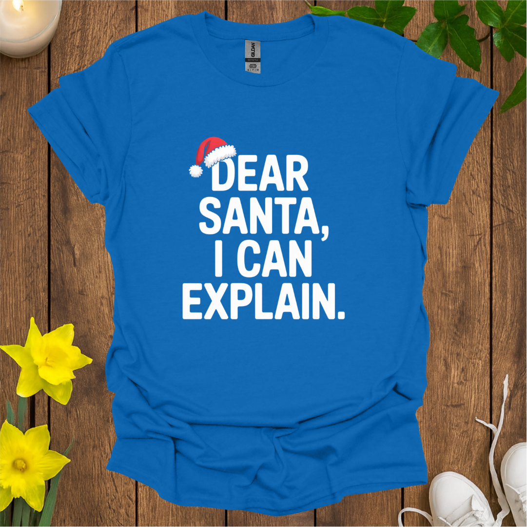 Dear Santa I Can Explain T-Shirt