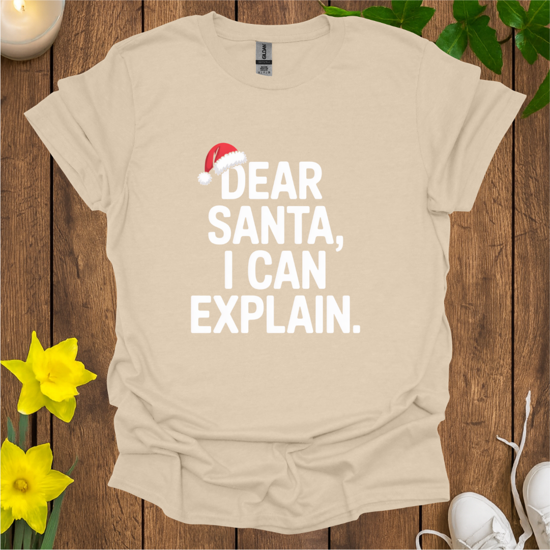 Dear Santa I Can Explain T-Shirt