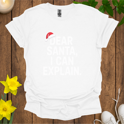 Dear Santa I Can Explain T-Shirt